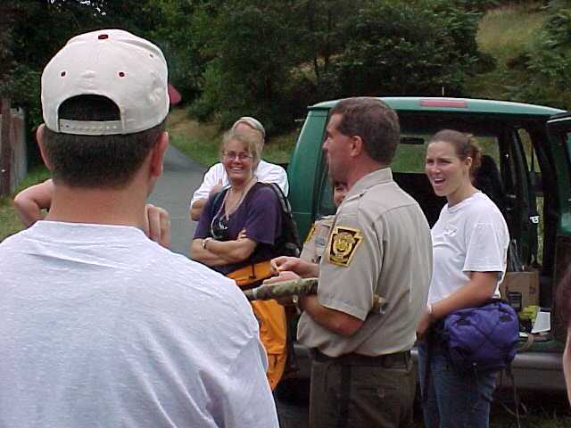 Game official at the Trexler Game Preserve